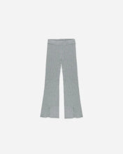 Load image into Gallery viewer, Flare Knit Pant - Dusty Blue