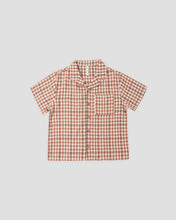 Load image into Gallery viewer, Rylee + Cru - Lapel Collar Shirt - Poppy Gingham