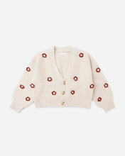 Load image into Gallery viewer, Rylee + Cru - Boxy Crop Cardigan - Ruby Daisy