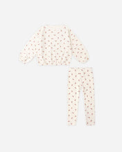 Load image into Gallery viewer, Rylee + Cru - Spongey Knit Set - Ruby Ditsy