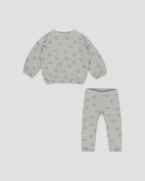 Rylee + Cru - Spongey Knit Set - Seashells