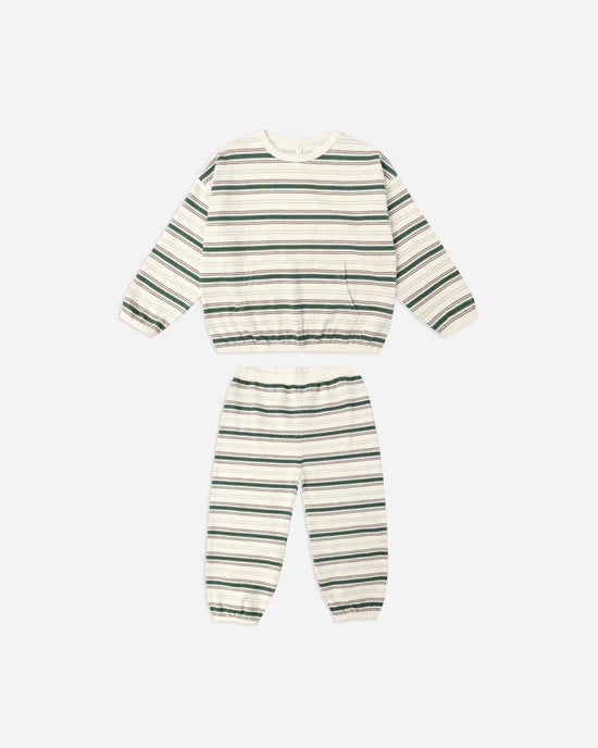 Rylee + Cru - Relaxed Set - Retro Stripe