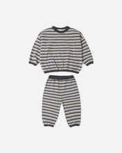 Load image into Gallery viewer, Rylee + Cru - Relaxed Set - Blue Stripe