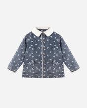 Load image into Gallery viewer, Rylee + Cru - Long Chore Coat - Heart Ditsy