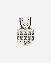 Load image into Gallery viewer, RYLEE + CRU - CROCHET ROMPER - ABSTRACT