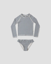 Load image into Gallery viewer, Rylee + Cru - Maryn Rashguard Set - Navy Stripe
