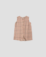 Load image into Gallery viewer, Rylee + Cru - Maverick Romper - Poppy Gingham