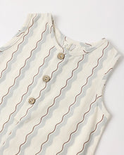Load image into Gallery viewer, Rylee + Cru - Maverick Romper - Wave Stripe