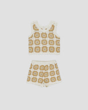 Load image into Gallery viewer, Rylee + Cru - Crochet Tank Set - Marigold Daisy
