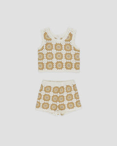 Rylee + Cru - Crochet Tank Set - Marigold Daisy