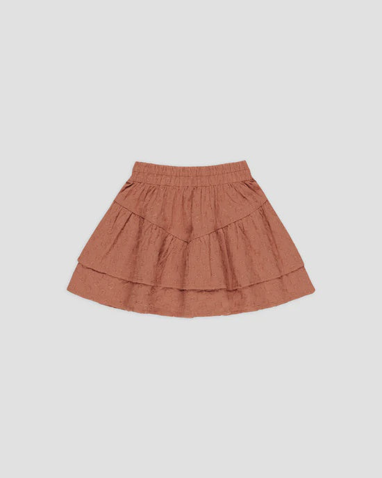 Rylee + Cru - Tiered Mini Skirt - Poppy