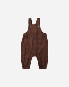 Rylee + Cru - Cargo Baby Overall - Brown Plaid