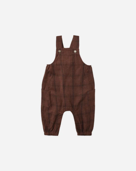 Rylee + Cru - Cargo Baby Overall - Brown Plaid