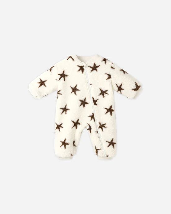 Rylee + Cru - Shearling Baby Jumpsuit - Stars