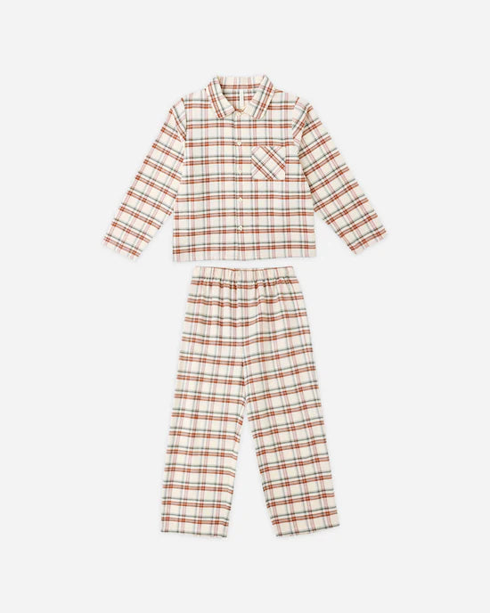 Rylee + Cru - Long Sleeve Pajamas - Holiday Flannel