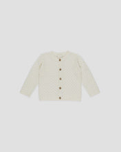 Load image into Gallery viewer, Rylee + Cru - Baby Crochet Cardigan - Ivory