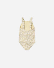 Load image into Gallery viewer, RYLEE + CRU - SCRUNCH ONE-PIECE - LEMON MEADOW
