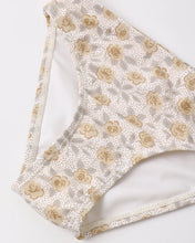 Load image into Gallery viewer, RYLEE + CRU - CROP RASHGUARD SET -  YELLOW FLORAL