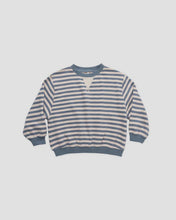 Load image into Gallery viewer, Rylee + Crew - Oversized Crew - Marine Stripe