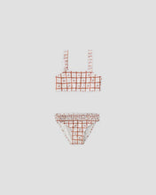 Load image into Gallery viewer, Rylee + Cru - Rouched Bikini - Cherry Check