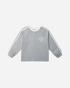 Rylee + Cru - Jersey Long Sleeve Tee - Dusty Blue