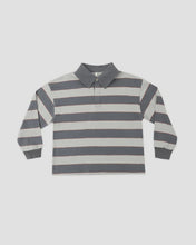Load image into Gallery viewer, Rylee + Cru - Rugby Polo - Sage Stripe
