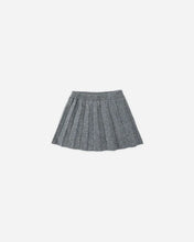 Load image into Gallery viewer, Rylee + Cru - Knit Pleated Skirt - Heathered Grey