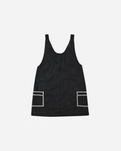 Load image into Gallery viewer, Rylee + Cru - V- Neck Overall Dress - Washed Black