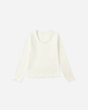 Load image into Gallery viewer, Rylee + Cru - Ribbed Long Sleeve - Ivory