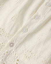 Load image into Gallery viewer, RYLEE + CRU - EYELET SWING TOP - IVORY