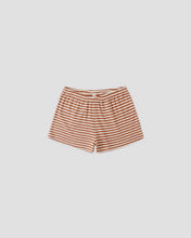 Load image into Gallery viewer, Rylee + Cru - Pointelle Shorts - Poppy Stripe