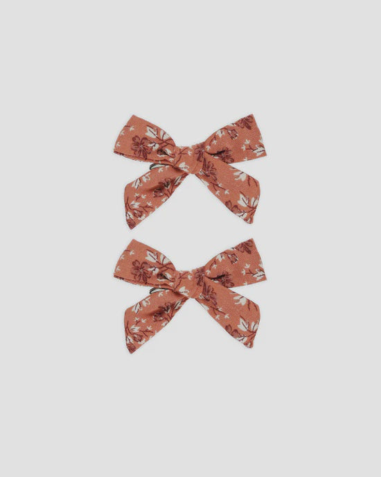 Rylee + Cru - Bows, Set of 2 - Red Floral