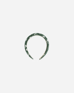 Rylee + Cru - Padded Headband - Green Ditsy