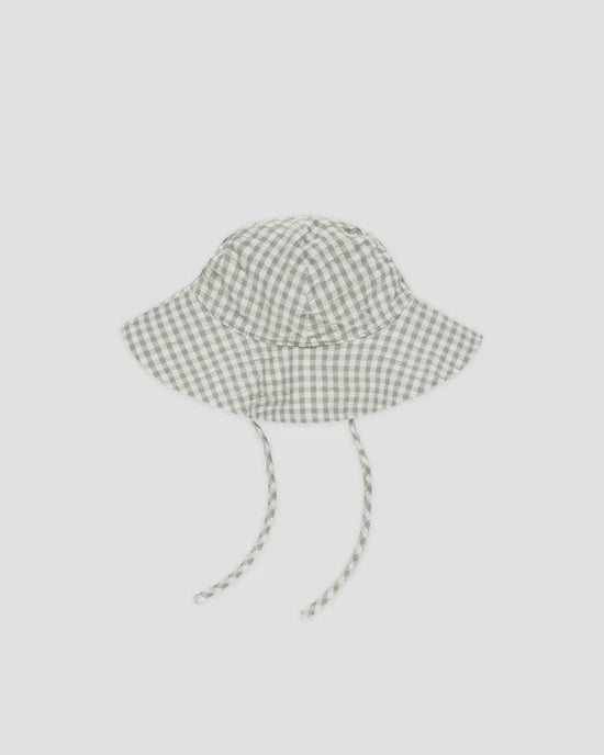 Rylee + Cru - Floppy Sun Hat - Eucalyptus Gingham