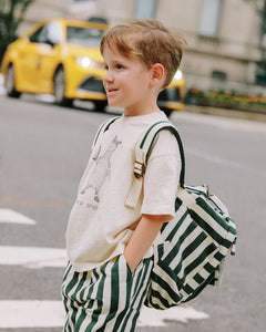 Rylee + Cru - Mini Backpack - Green Stripe