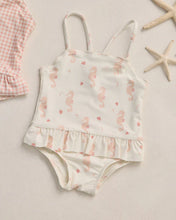 Load image into Gallery viewer, RYLEE + CRU - TORI SKIRTED ONE-PIECE - SEAHORSES