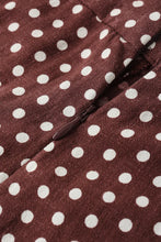 Load image into Gallery viewer, RYLEE + CRU - TEEN RACHEL SKIRT - CHOCOLATE POLKA DOT