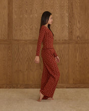 Load image into Gallery viewer, Rylee + Cru - Ribbed Lounge Set Teen - Ruby Ditsy