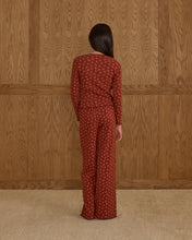 Load image into Gallery viewer, Rylee + Cru - Ribbed Lounge Set Teen - Ruby Ditsy