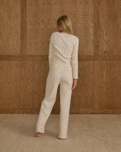 Load image into Gallery viewer, Rylee + Cru - Ribbed Lounge Set Teen - Natural Ditsy