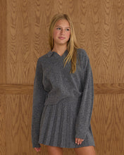 Load image into Gallery viewer, Collared Sweater - Heathered Grey