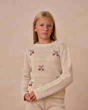 Load image into Gallery viewer, Rylee + Cru - Crochet Knit Pullover - Cherries