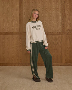 Rylee + Cru - Track Pant - Green