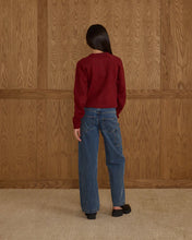 Load image into Gallery viewer, Rylee + Cru - Fuzzy Cardigan Teen - Ruby