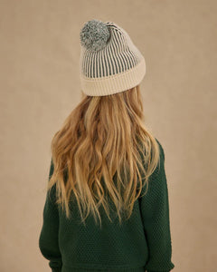 Rylee + Cru - Beanie - Green Stripe