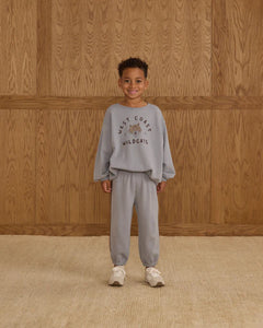 Rylee + Cru - Relaxed Jogger - Dusty Blue