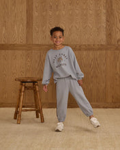 Load image into Gallery viewer, Rylee + Cru - Relaxed Jogger - Dusty Blue