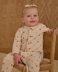 Rylee + Cru - Button Down Jumpsuit - Hearts