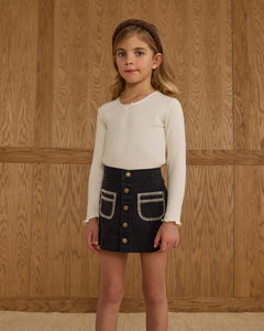 Rylee + Cru - Denver Mini Skirt - Washed Black