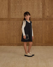 Load image into Gallery viewer, Rylee + Cru - V- Neck Overall Dress - Washed Black